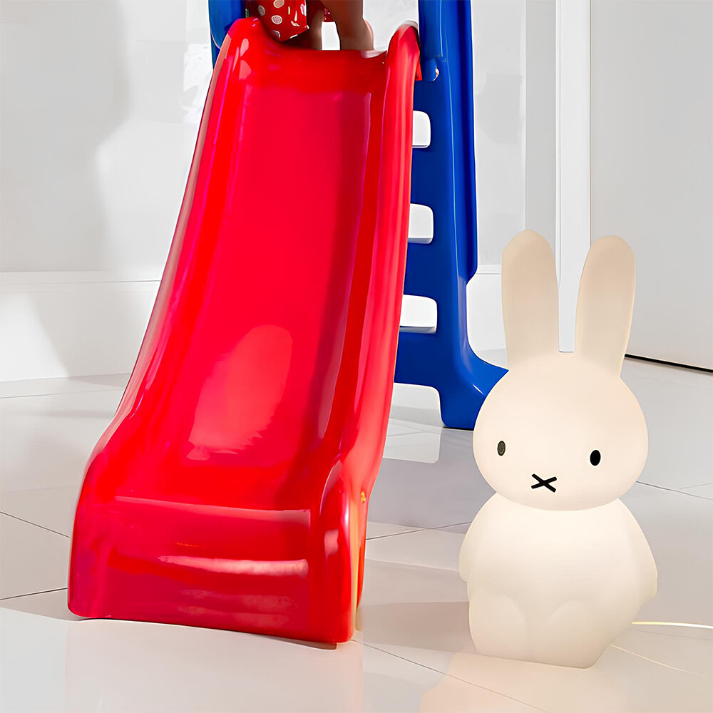 Luminária 3D Coelho 45cm Criativa Decoração Bivolt Branca - Miffy - Imagem 5