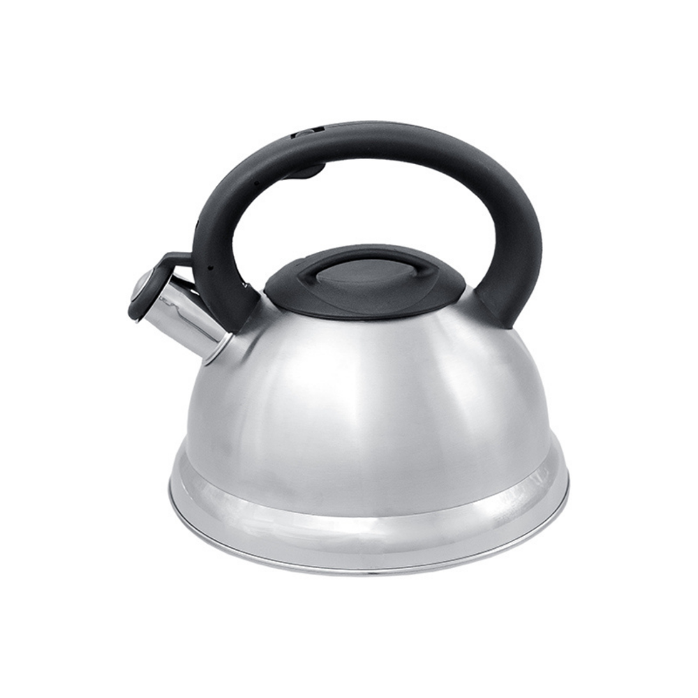 Chaleira em Inox com Apito e Fundo Duplo à Indução Prata - Imagem 3