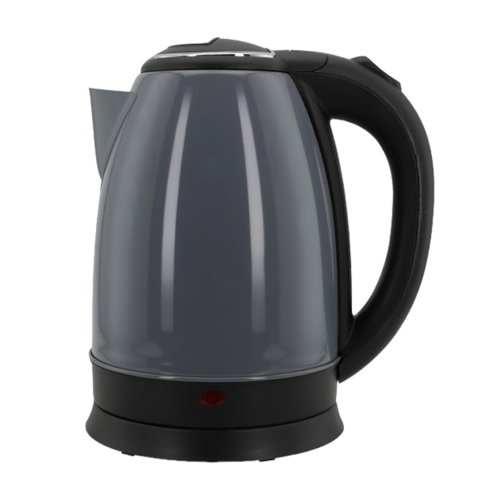 Chaleira Elétrica 1,8L em Inox Cinza 220v 1500w Rápida Fervura - Imagem 2