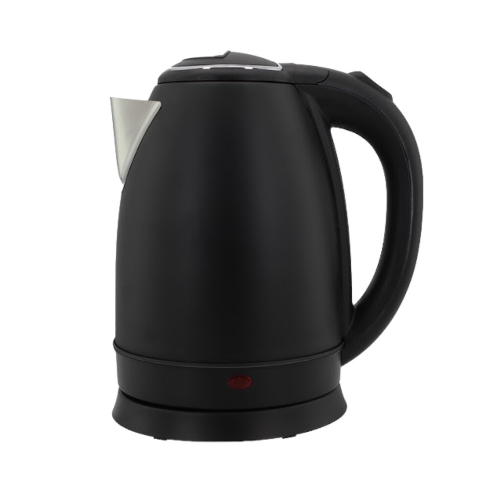 Chaleira Elétrica 1,8L em Inox Preta 220v 1500w Rápida Fervura - Imagem 2