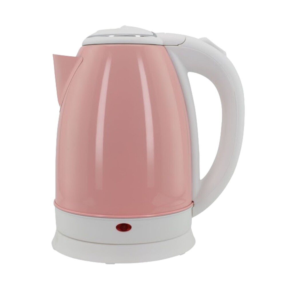 Chaleira Elétrica 1,8L em Inox Rosa 127v 1000w Rápida Fervura - Imagem 4
