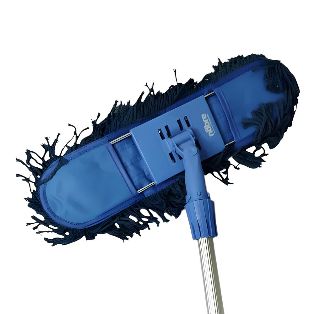 Conjunto Mop Pó Nobre 40cm – Refil de Algodão, Cabo Telescópico 1,40m Profissional - Imagem 5