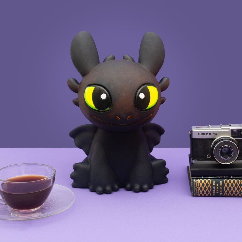 Luminária 3D Banguela Como Treinar o Seu Dragão 110/220V Oficial - Imagem 4