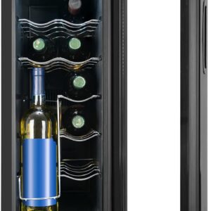 Adega Philco Pad12E Display Digital 12 Garrafas 35 Litros Luz de LED