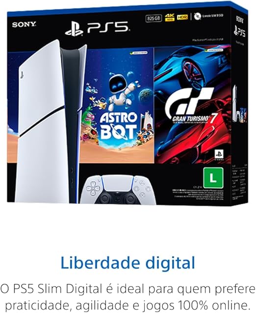 PlayStation®5 Slim Digital 825GB – Pacote ASTRO BOT e Gran Turismo 7 - Imagem 5