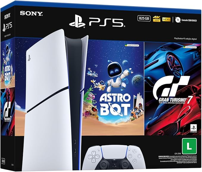 PlayStation®5 Slim Digital 825GB – Pacote ASTRO BOT e Gran Turismo 7 - Imagem 4