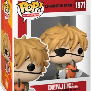 Candide, Boneco, Funko POP! Denji & Pochita, Chainsaw Man - 9 cm